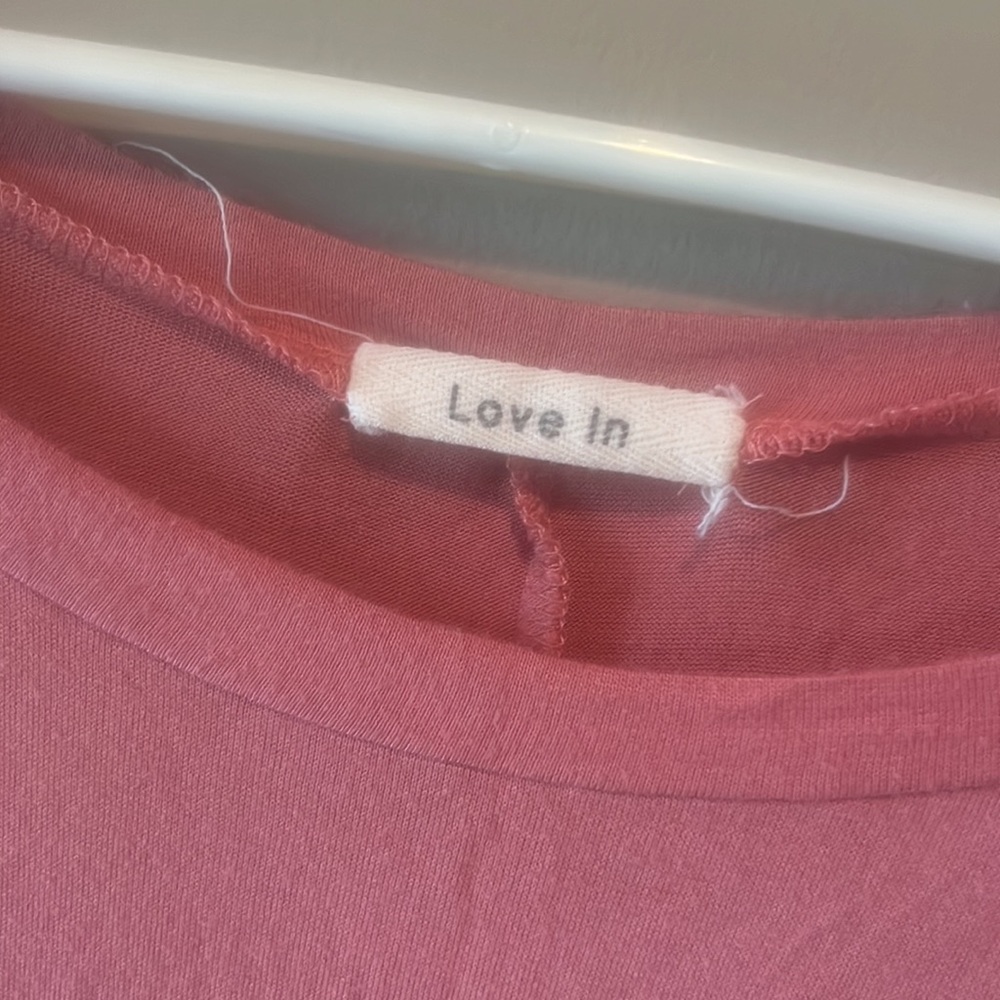 Love in♥️Women's Pink Top - Picture 2 of 3